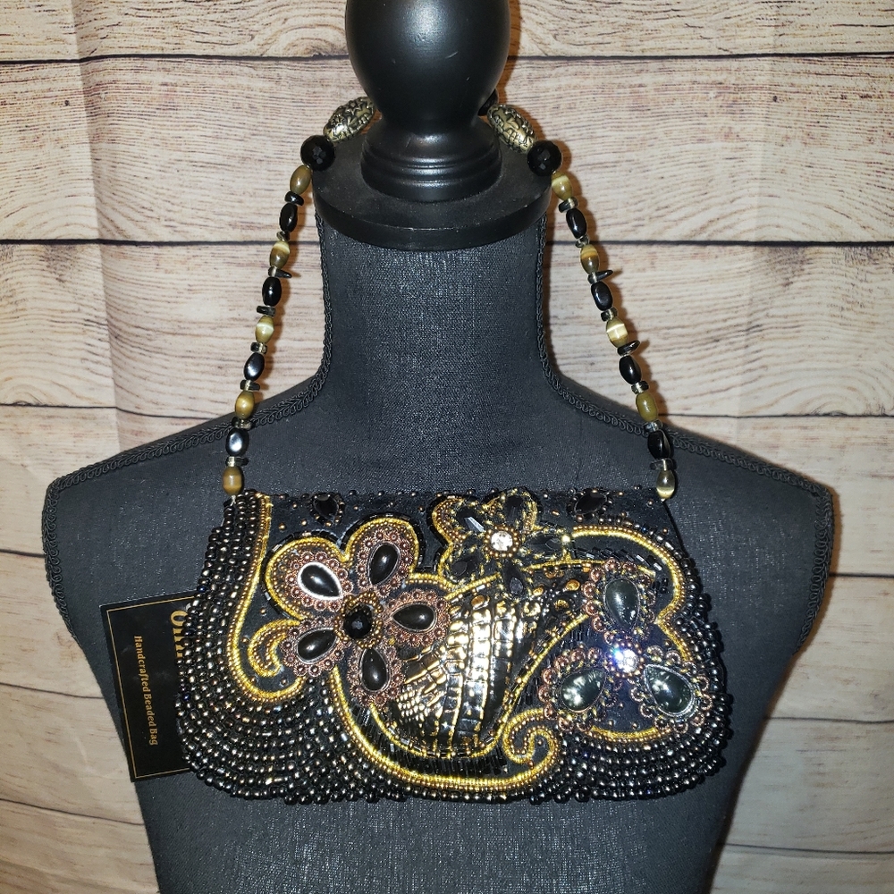 Ohh Ashley beaded handbag